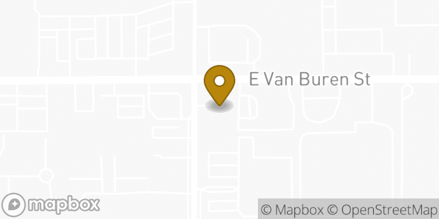 Map showing the location of Amazon Locker - Shepherd in Avondale, AZ 85323