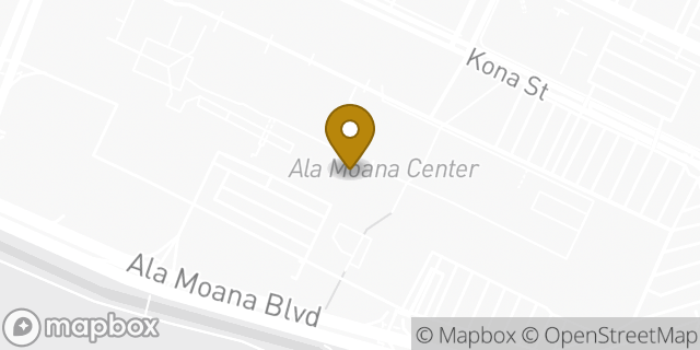 Map showing the location of Coinme in Honolulu, HI 96814