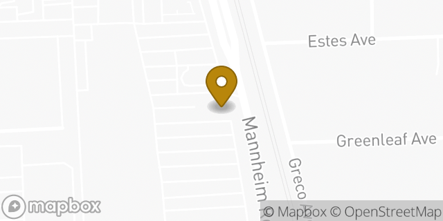 Map showing the location of Chipotle Mexican Grill in Rosemont, IL 60018