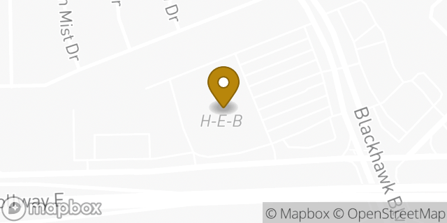 Map showing the location of HEB ATM in Houston, TX 77075