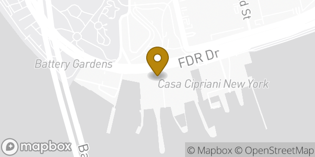 Map showing the location of Dunkin' in New York, NY 10004