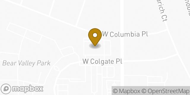 Map showing the location of ATM Walgreens in Denver, CO 80227