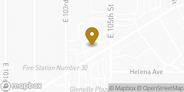 Map showing the location of McDonald's in Cleveland, OH 44108