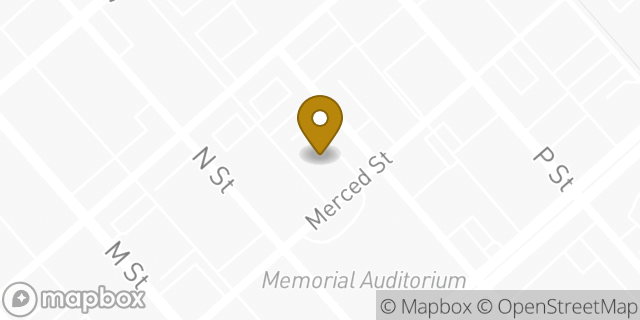 Map showing the location of Subway in Fresno, CA 93721
