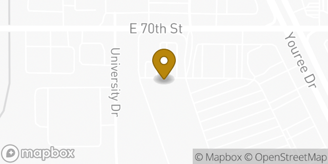 Map showing the location of The UPS Store in Shreveport, LA 71105