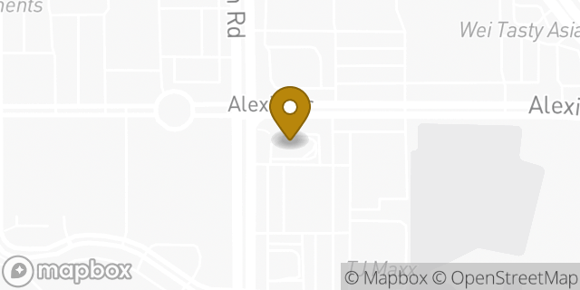 Map showing the location of McDonald's in Dallas, TX 75254