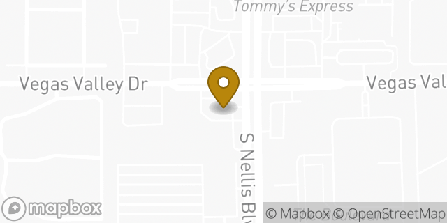 Map showing the location of 7-Eleven in Las Vegas, NV 89121