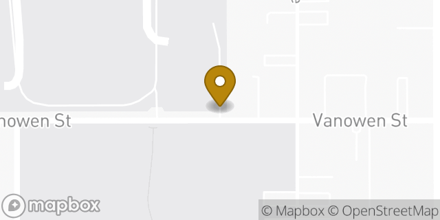 Map showing the location of Van Nuys - Aero VNY (Private Flights Only) in Van Nuys, CA 91406