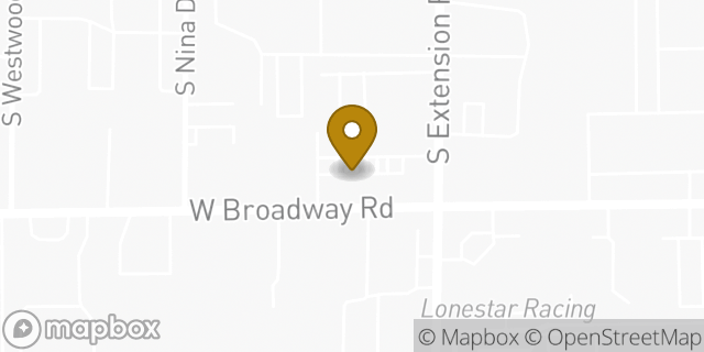 Map showing the location of ATM Circle K in Mesa, AZ 85210