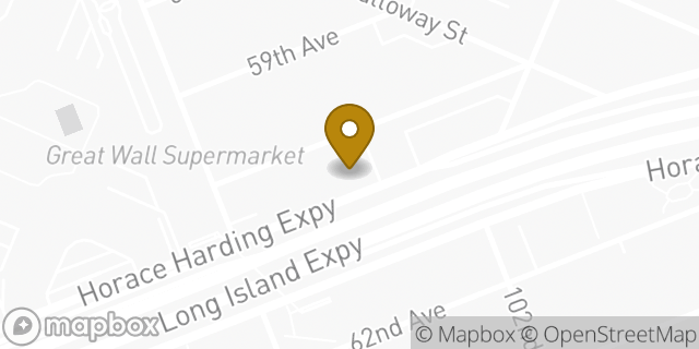Map showing the location of Amazon Locker - Maynard in Corona, NY 11368