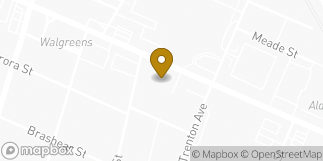 Map showing the location of AutoZone in Pittsburgh, PA 15221