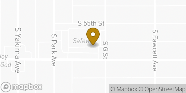Map showing the location of Amazon Locker - Cynthia in Tacoma, WA 98408