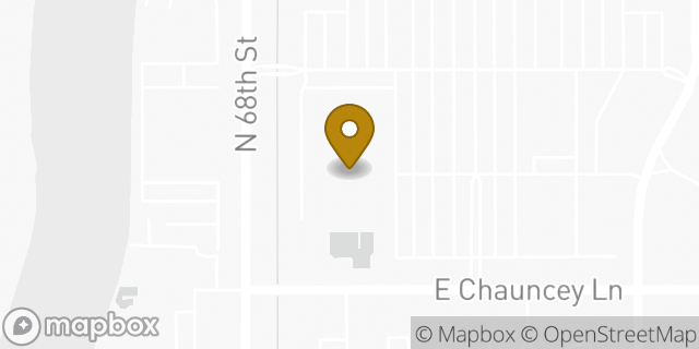 Map showing the location of Life Time in Phoenix, AZ 85054