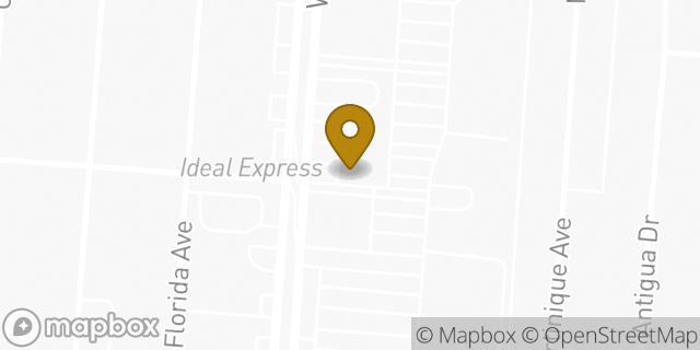 Map showing the location of Baskin-Robbins in Kenner, LA 70065