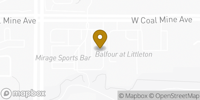 Map showing the location of ATM 7ELEVEN-FCTI in Littleton, CO
