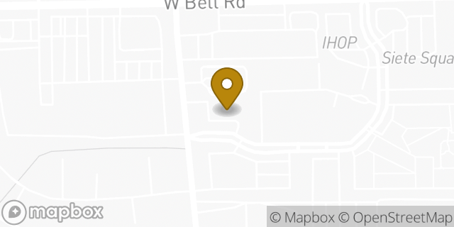 Map showing the location of AutoZone in Phoenix, AZ 85053
