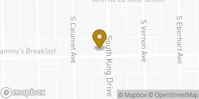 Map showing the location of Baskin-Robbins in Chicago, IL 60628