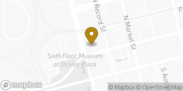 Map showing the location of Subway in Dallas, TX 75202