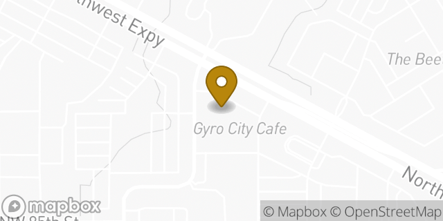 Map showing the location of Pearle Vision in Oklahoma City, OK 73132