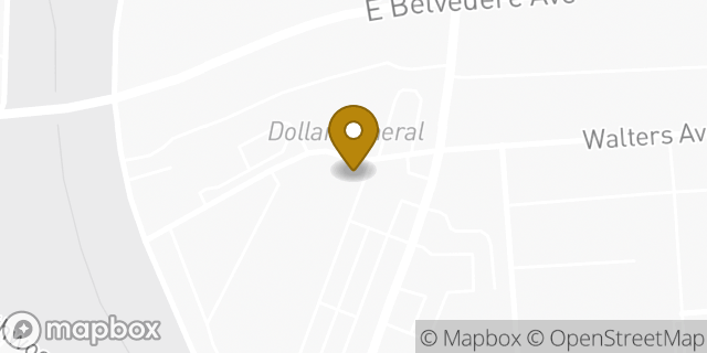 Map showing the location of Subway in Baltimore, MD 21239