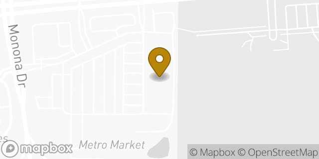 Map showing the location of Staples in Monona, WI 53716