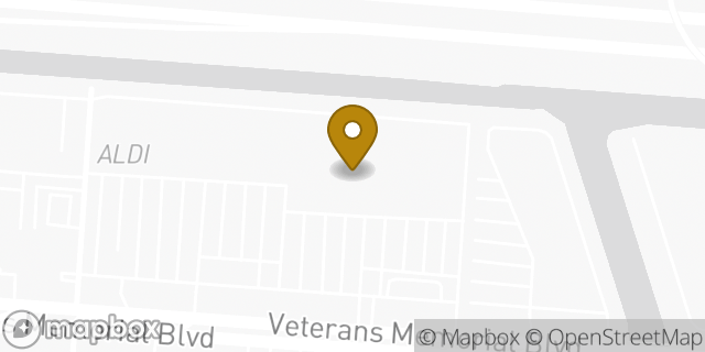 Map showing the location of Academy Sports + Outdoors in Metairie, LA 70003