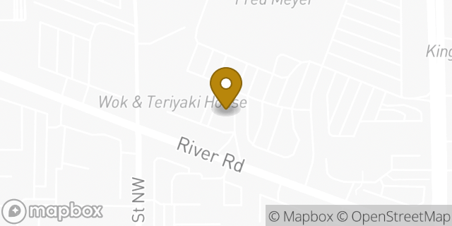 Map showing the location of Starbucks in Puyallup, WA 98371