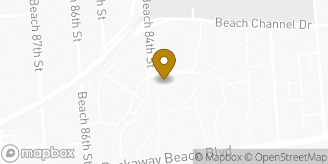 Map showing the location of Amazon Locker - Yiyi in Queens, NY 11693