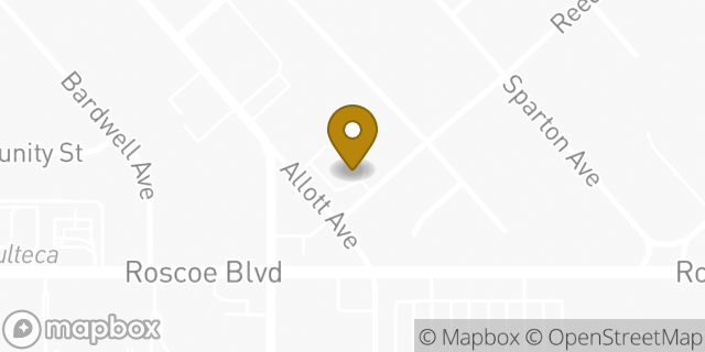 Map showing the location of American Legion Post 817 in Panorama City, CA 91402