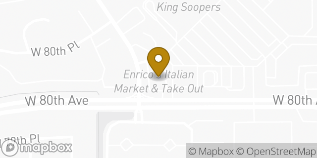 Map showing the location of Amazon Locker - Adjustment in Arvada, CO 80003