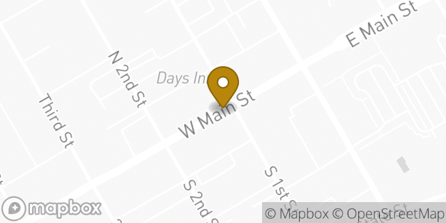 Map showing the location of Starbucks in Alhambra, CA 91801