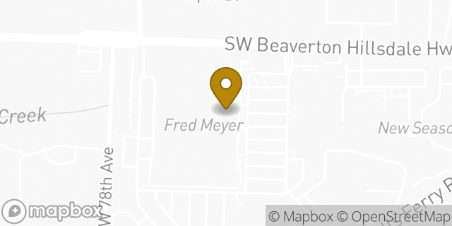 Map showing the location of Fred Meyer in Portland, OR