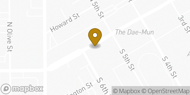 Map showing the location of The UPS Store in Alhambra, CA 91801