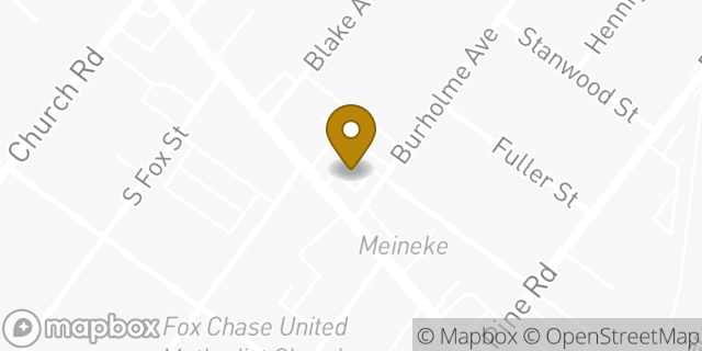 Map showing the location of Amazon Locker - Orchid in Philadelphia, PA 19111