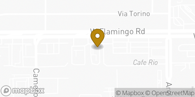 Map showing the location of Starbucks in Las Vegas, NV 89103