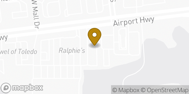 Map showing the location of McDonald's in Holland, OH 43528