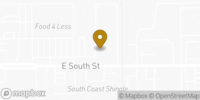 Map showing the location of CubeSmart Self Storage in Long Beach, CA 90805