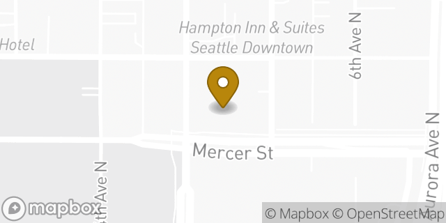 Map showing the location of Starbucks in Seattle, WA 98109
