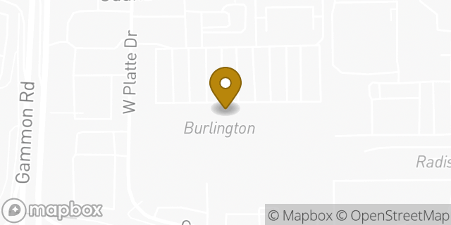 Map showing the location of Amazon Locker - Odette in Madison, WI 53719