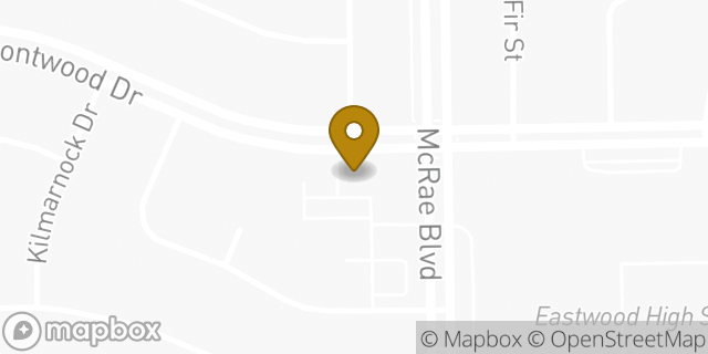 Map showing the location of HOTWORX - El Paso, TX - Montwood in El Paso, TX 79925