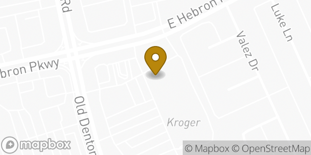 Map showing the location of Chipotle Mexican Grill in Carrollton, TX 75010