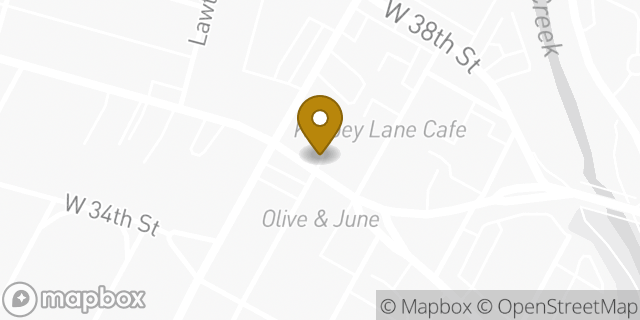 Map showing the location of Budget Car Rental in Austin, TX 78703