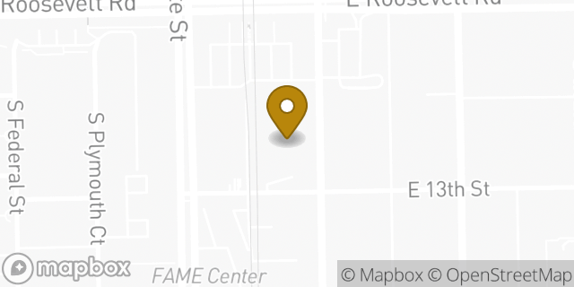 Map showing the location of Coinme in Chicago, IL 60605