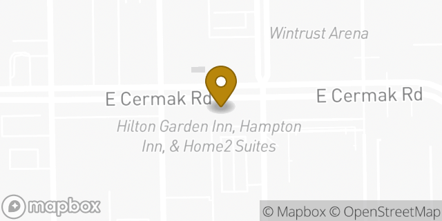 Map showing the location of Amazon Locker - Cod in Chicago, IL 60616