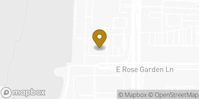 Map showing the location of Walgreens in Phoenix, AZ 85050