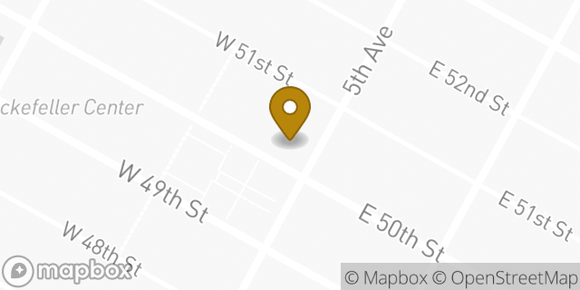 Map showing the location of Banana Republic in New York, NY 10020