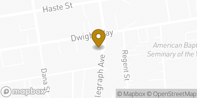 Map showing the location of The UPS Store in Berkeley, CA 94704