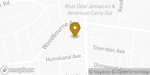 Map showing the location of AutoZone in Baltimore, MD 21212
