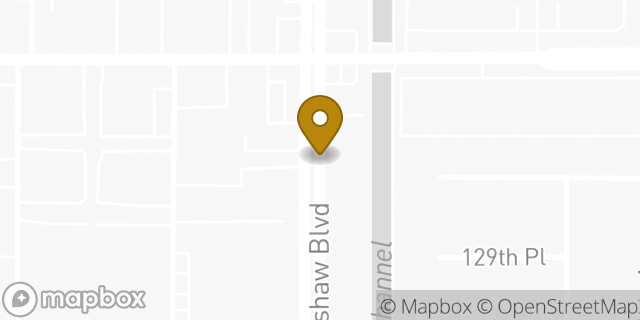 Map showing the location of Hawthorne - LA Jet Center HHR (Private Flights Only) in Hawthorne, CA 90250