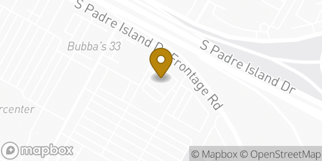 Map showing the location of Buffalo Wild Wings in Corpus Christi, TX 78416